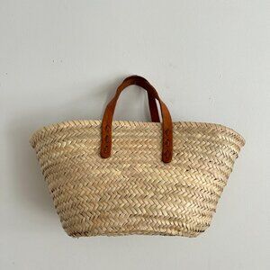 Handmade Straw Basket Bag